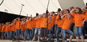 Konzert der Chorwerkstatt-Jugend auf der Landesgartenschau