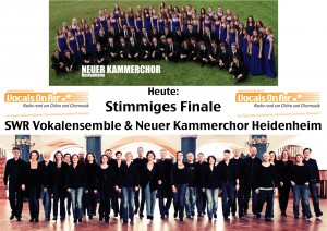 oben: Neuer Kammerchor Heidenheim unten: SWR Vokalensemble Stuttgart