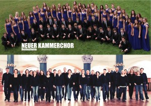 oben: Neuer Kammerchor Heidenheim unten: SWR Vokalensemble
